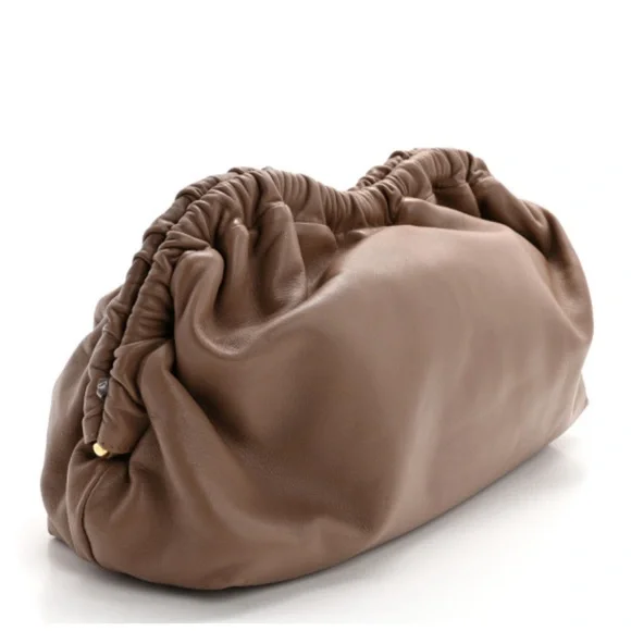 Mansur Gavriel Oversized Cloud Clutch in Biscotto - Picture 2 of 8